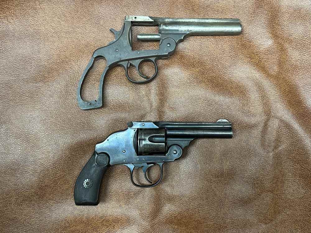 Two H&R Top Break 38 sw Revolvers-img-7