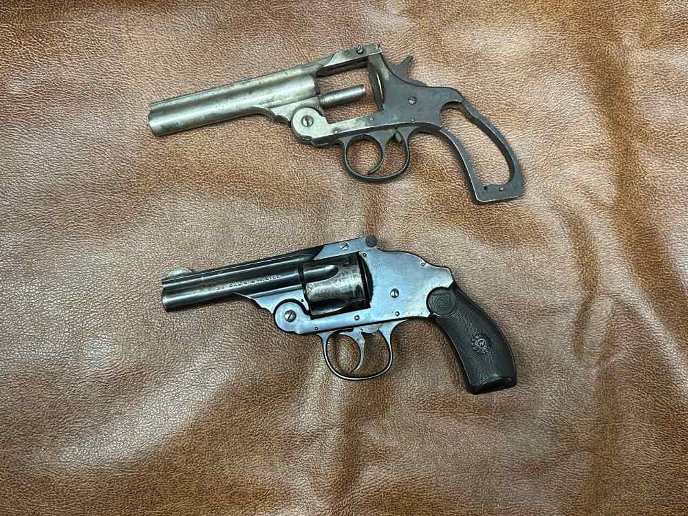 Two H&R Top Break 38 sw Revolvers-img-0
