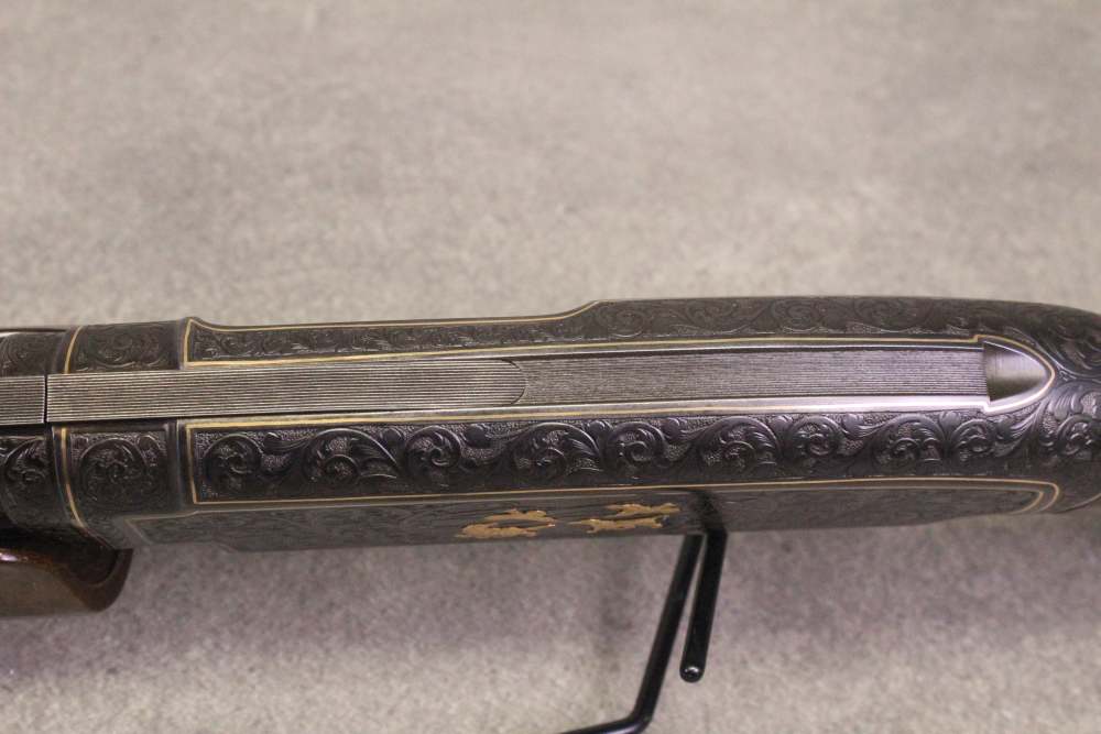 Winchester 12 Heavy Duck Pigeon 12 GA - Mfg 1953 - Engraved by L. Hopewell-img-33