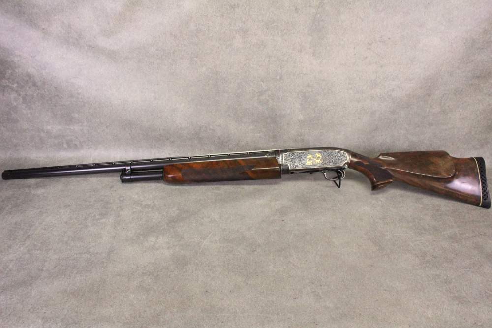 Winchester 12 Heavy Duck Pigeon 12 GA - Mfg 1953 - Engraved by L. Hopewell-img-14