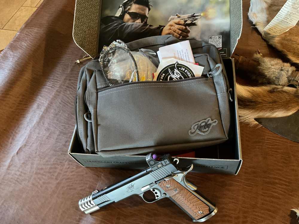 Kimber 1911 LW. 45acp  5" Custom Elite, Ported, Red Dot ,CA-OK . Beauty NIB-img-0