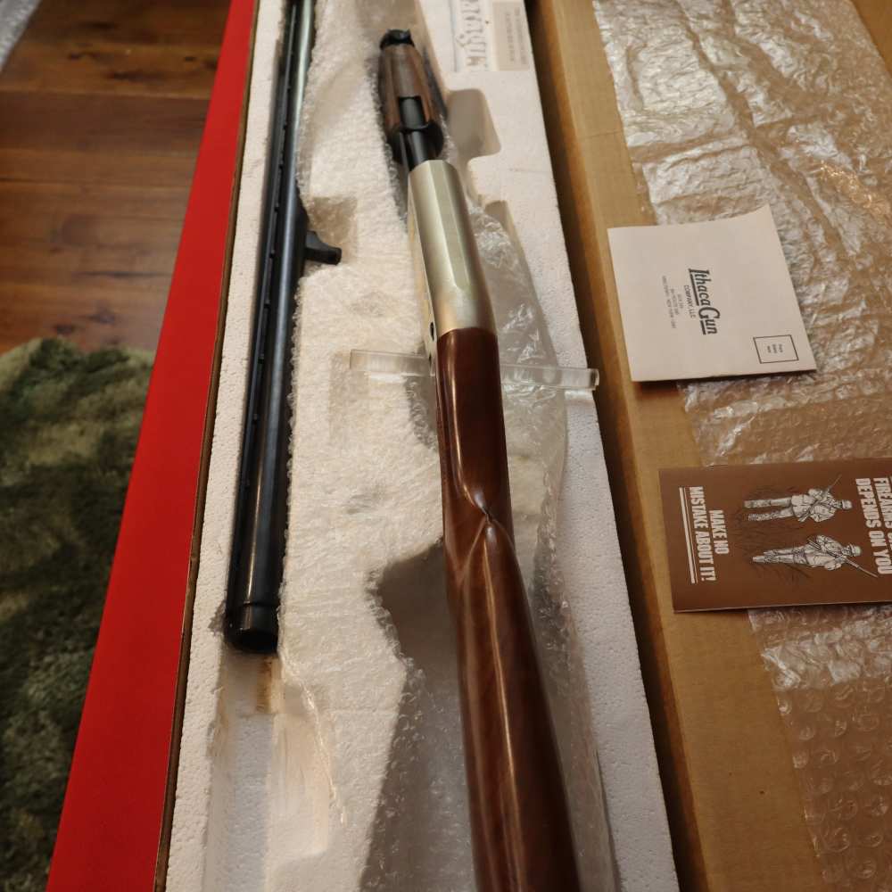 ITHACA Model 37 12ga. 2000 Supreme NWTF Grade Gold/SS/Blue -img-21