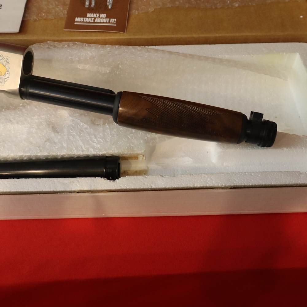 ITHACA Model 37 12ga. 2000 Supreme NWTF Grade Gold/SS/Blue -img-7