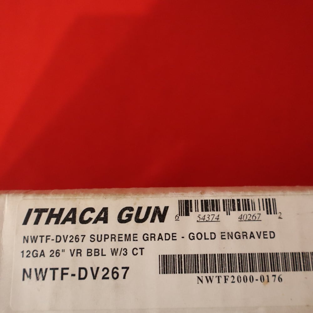 ITHACA Model 37 12ga. 2000 Supreme NWTF Grade Gold/SS/Blue -img-4