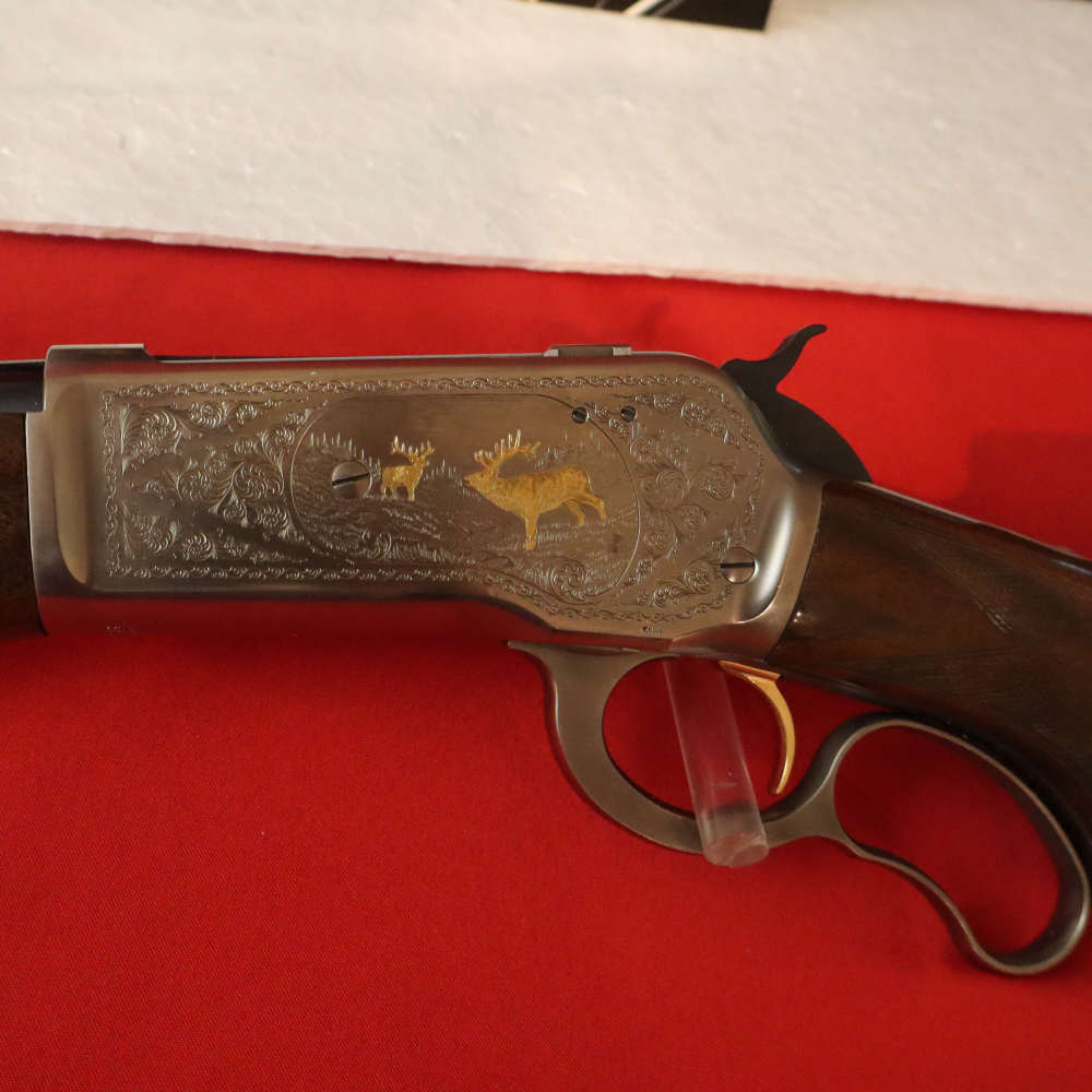 RARE Browning 71 High Grade Engraved .348 Win. Original Box NOS-img-5