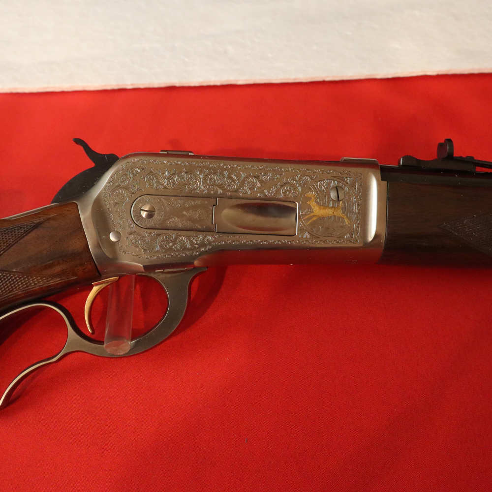 RARE Browning 71 High Grade Engraved .348 Win. Original Box NOS-img-17
