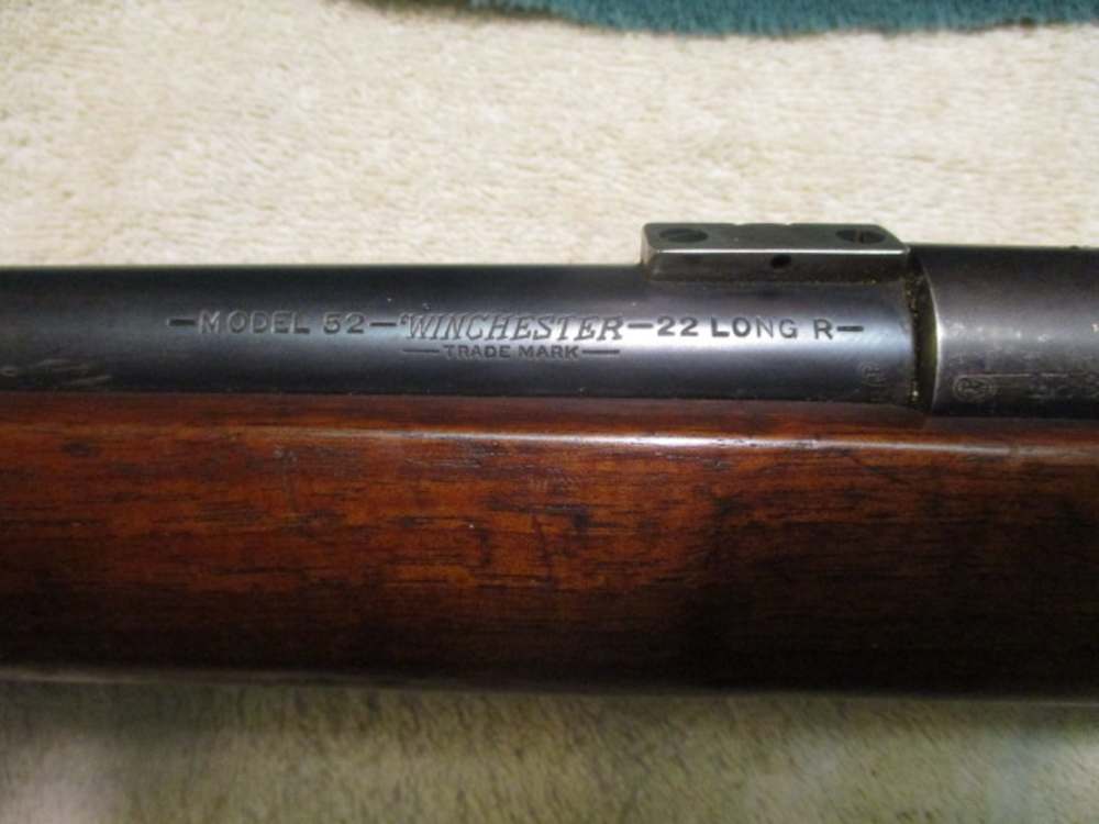 Winchester Model 52 Competition Target Rifle with Custom Stock Work-img-45
