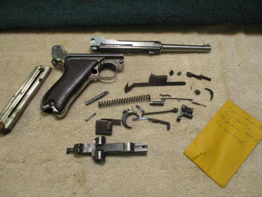 German Lugar Semi - Auto Pistol Perhaps American Eagle Type-img-0