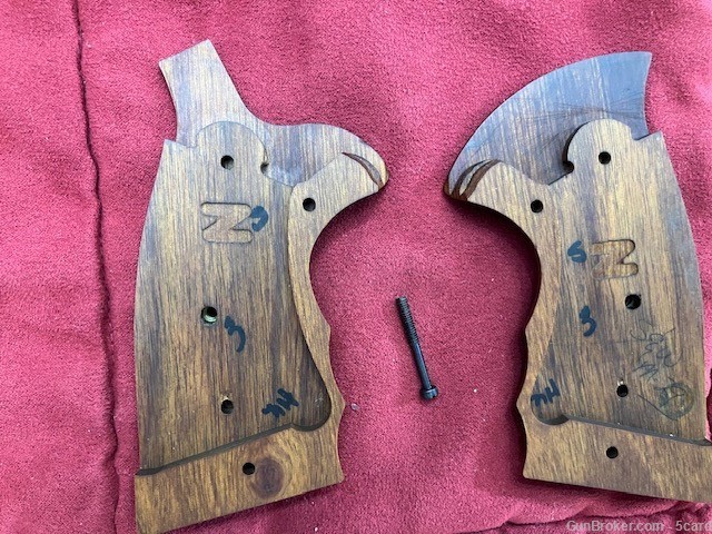 Custom S&W N ame Squarre But Cocobolo Combat style Grips-img-2