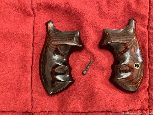 S&W Custom K&L Frame Combat Round Butt Grips-img-1