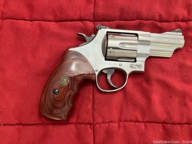 S&W N Frame Rosewood Round Butt Combat type grips-img-0