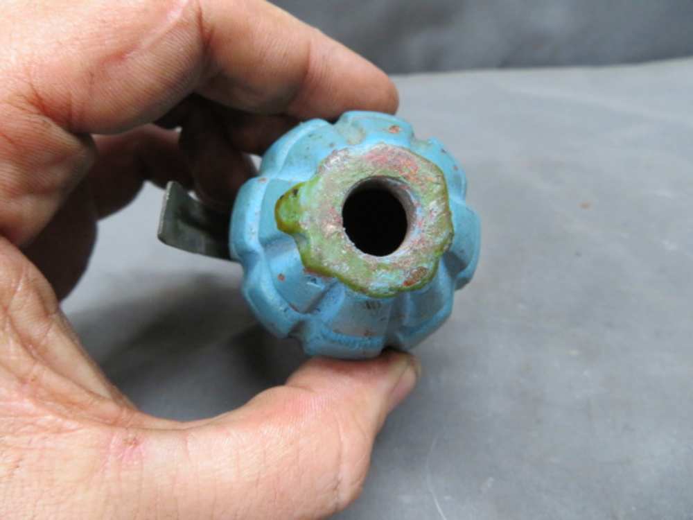 WWII-KOREAN WAR ERA US M21 PRACTICE TRAINING GRENADE-NICE PAINT-img-6