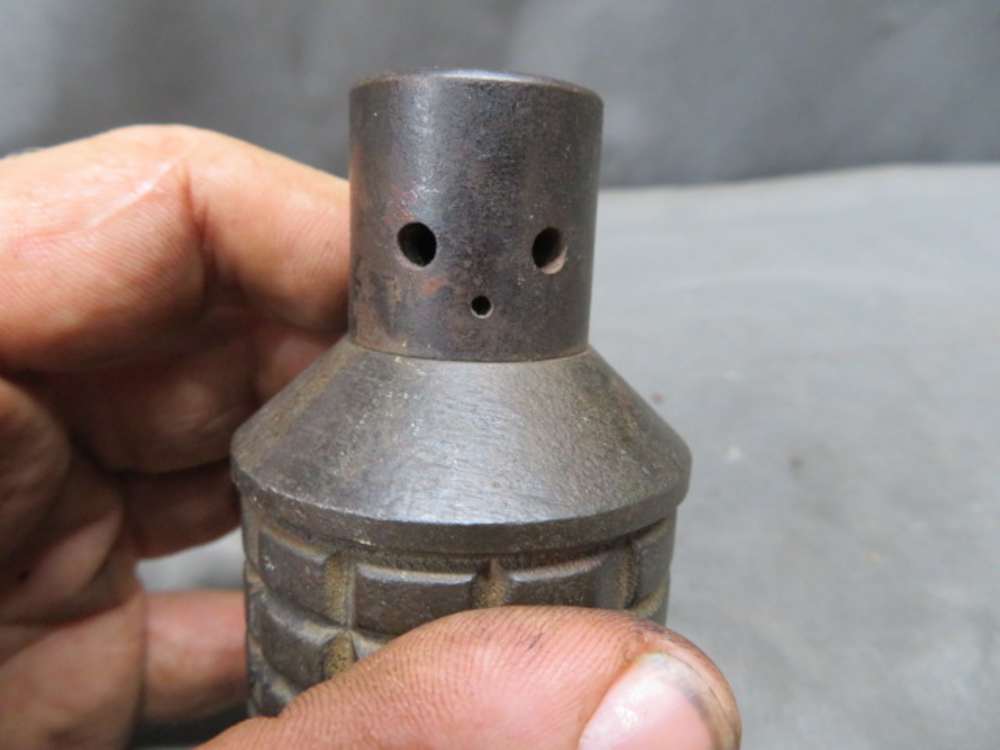 WWII JAPANESE TYPE 91 HAND GRENADE / KNEE MORTAR ROUND-ORIGINAL-SCARCE-img-3