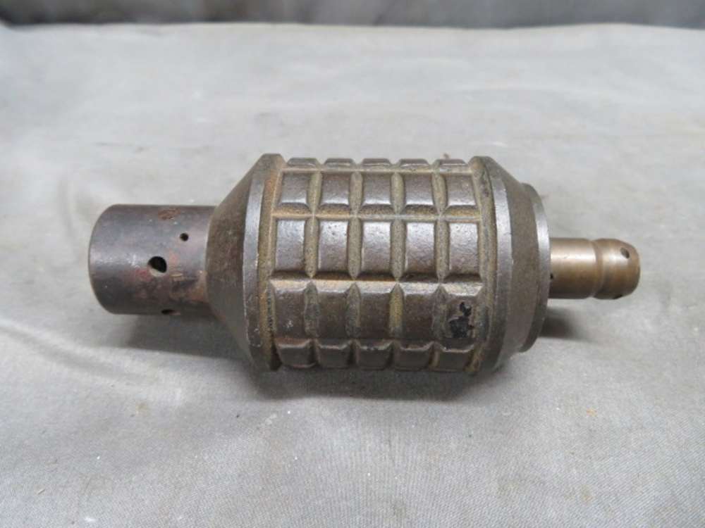 WWII JAPANESE TYPE 91 HAND GRENADE / KNEE MORTAR ROUND-ORIGINAL-SCARCE-img-0