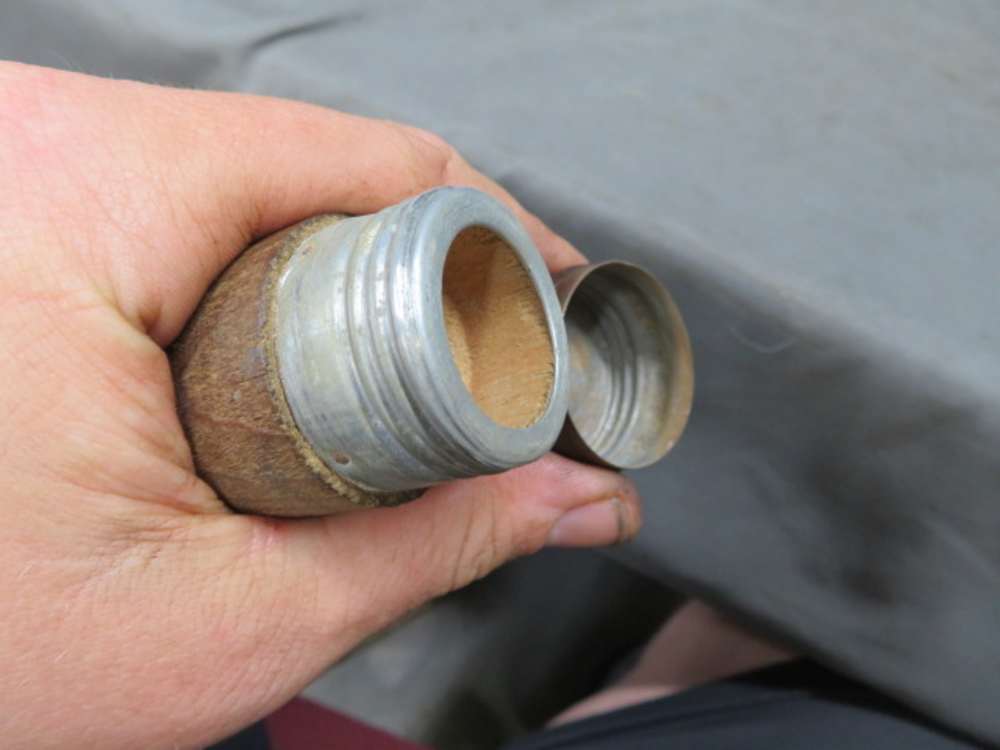 WWII GERMAN M24 TRAINING STICK GRENADE-NICE PAINT & MARKINGS-img-9