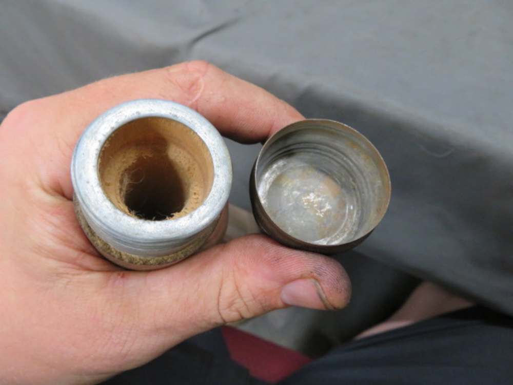 WWII GERMAN M24 TRAINING STICK GRENADE-NICE PAINT & MARKINGS-img-8