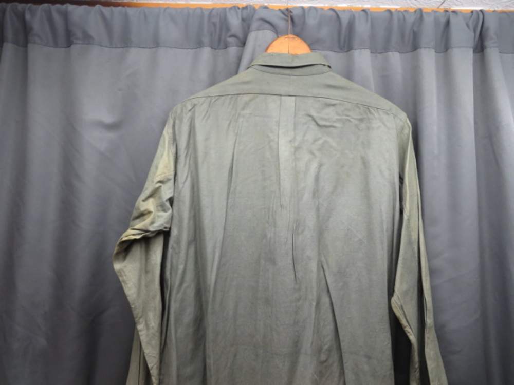 WWII GERMAN ARMY PULL OVER SERVICE SHIRT-ORIGINAL-img-6