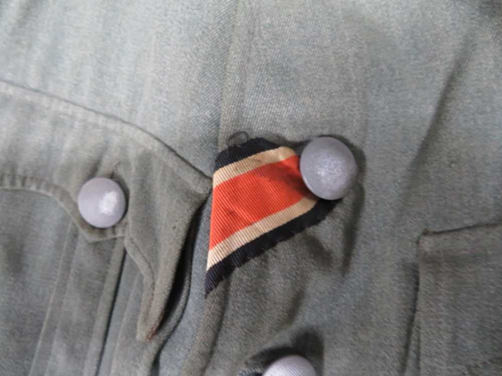WWII GERMAN OFFICER’S TAILORED TUNIC W/REPRODUCTION WAFFEN SS INSIGNIA-NICE-img-12