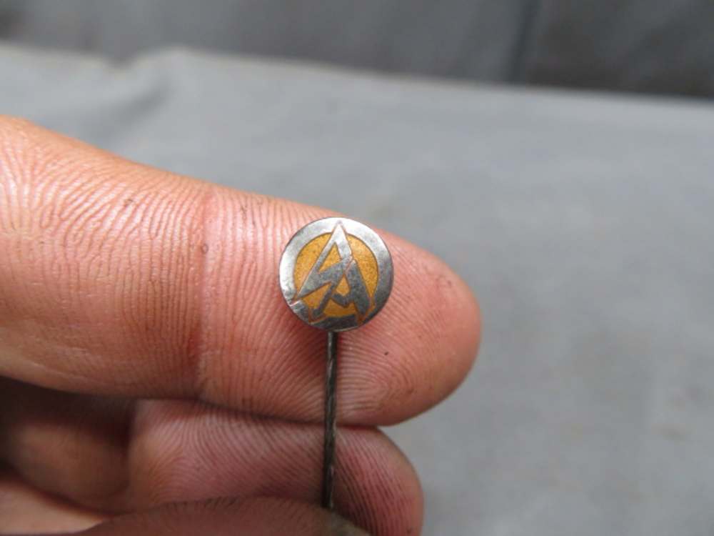 WWII GERMAN SA RUNIC STICKPIN-NICE FINISH & ENAMEL-img-0