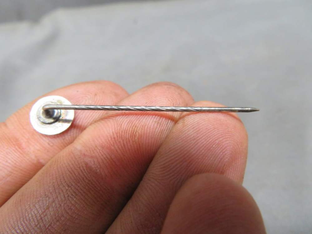 WWII GERMAN SA RUNIC STICKPIN-NICE FINISH & ENAMEL-img-2