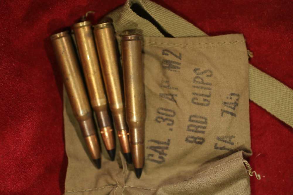 48 .30-06 AP on Enblocs, WW2 in bandolier  -img-2