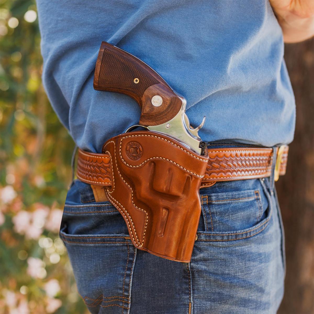 GALCO Masterbilt Revenger RH Belt Holster For SW K Frame M10/M19/M66 REV114-img-5