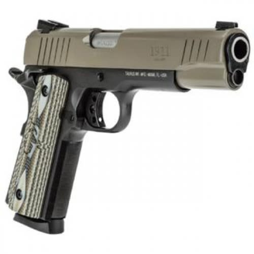 Taurus 1911 .45 ACP BluedK SAND CERAKOTE VZ GRIP -img-0