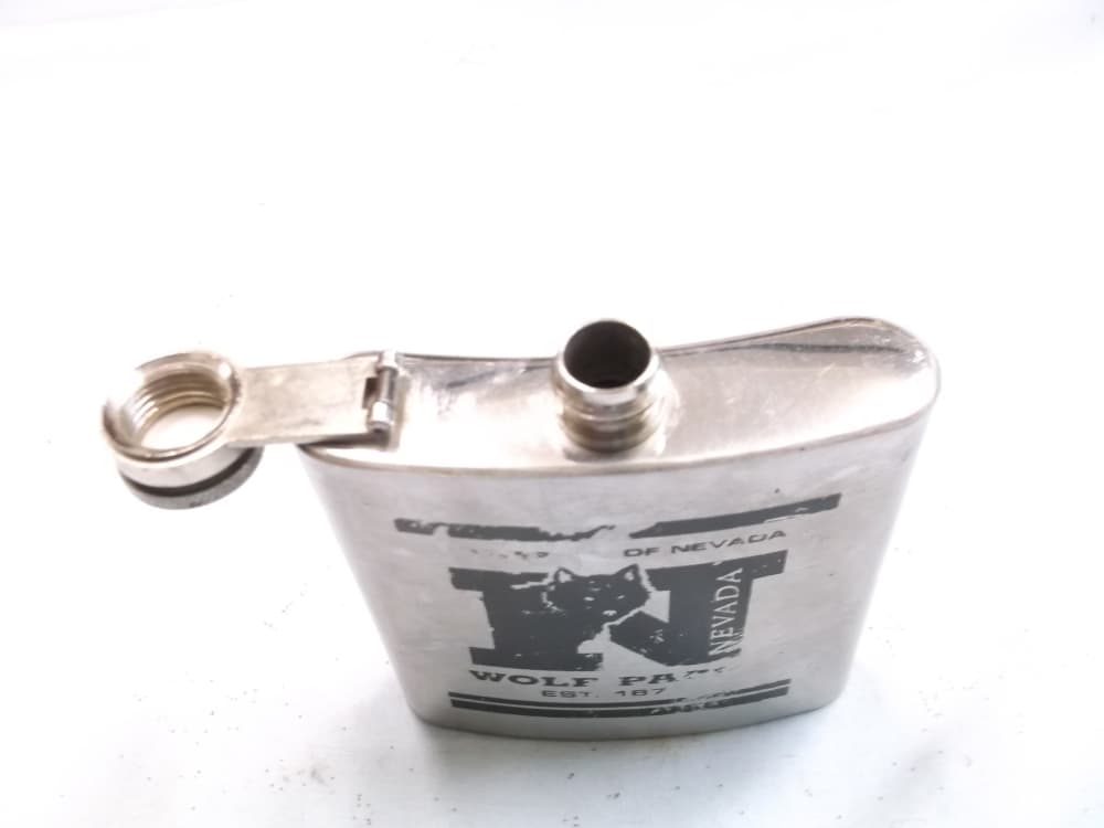 WHISKY/WATER FLASK 6oz. WATER TIGHT. GREAT for EMERANGY WATER ON TRAIL-img-2