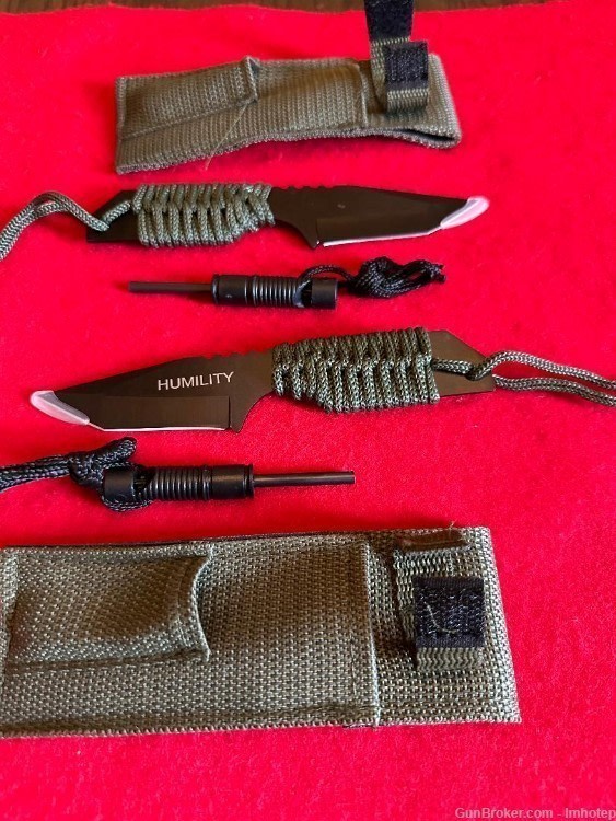 Two Stainless Hunting Knives Penny-img-0