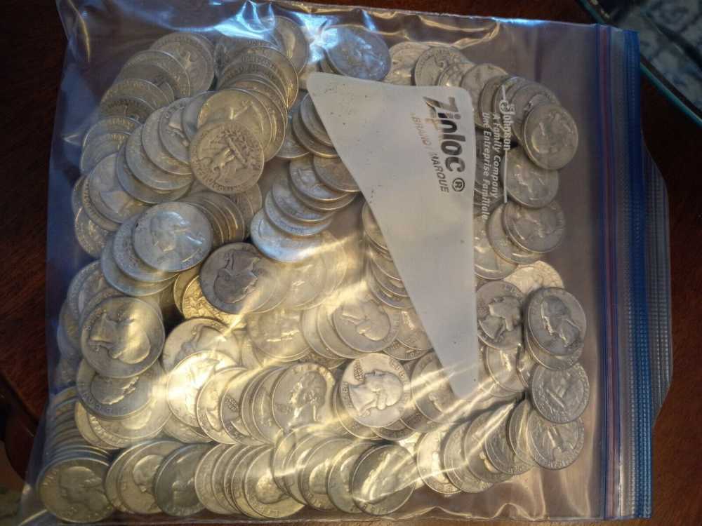 $20 face 90% Washington quarters-img-0