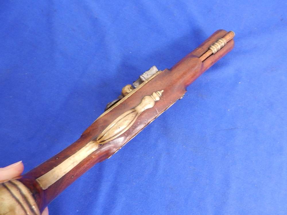 1700s European Brass Mounted Blunderbuss Pistol Gun-img-4