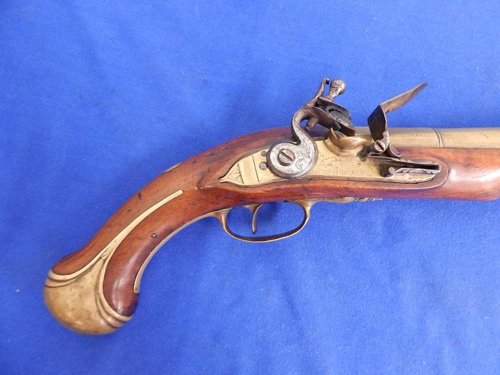 1700s European Brass Mounted Blunderbuss Pistol Gun-img-1