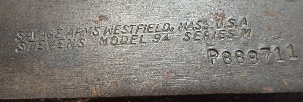 * Savage * Stevens * 94 Series M * Complete Receiver * 12 GA * -img-7