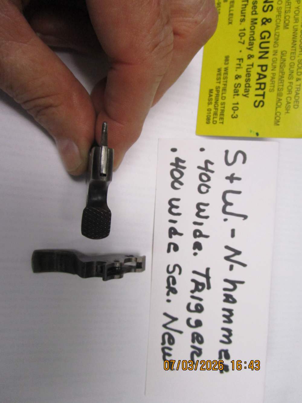 Smith & Wesson hammer for a - N - frame .400 wide and trigger 400 wide.-img-1