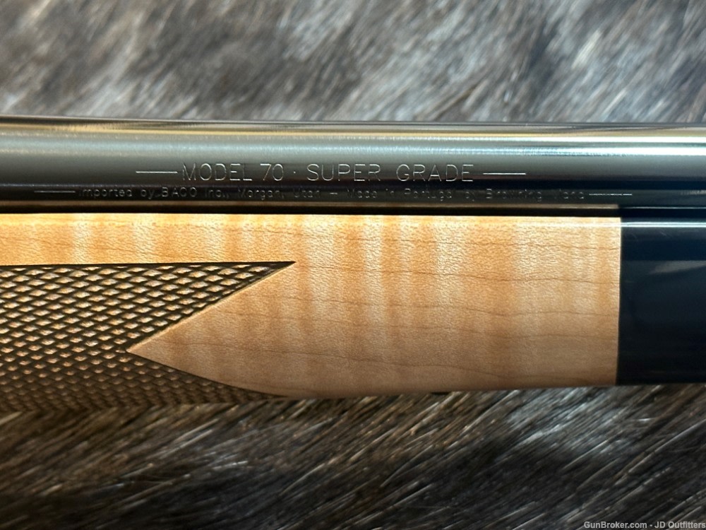 FREE SAFARI, NEW WINCHESTER MODEL 70 SUPER GRADE MAPLE 308 WIN 22"-img-6