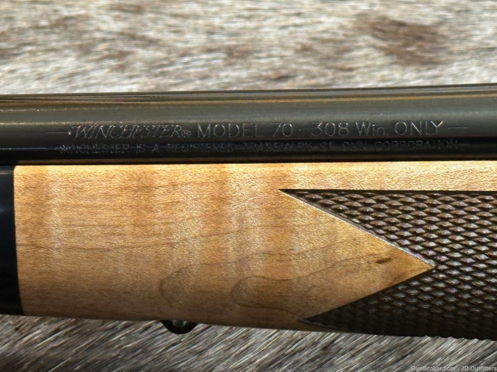 FREE SAFARI, NEW WINCHESTER MODEL 70 SUPER GRADE MAPLE 308 WIN 22"-img-13