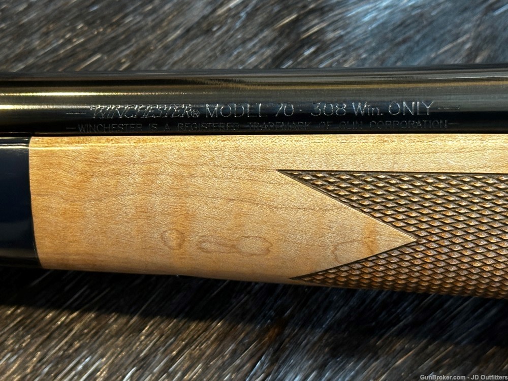 FREE SAFARI, NEW WINCHESTER MODEL 70 SUPER GRADE MAPLE 308 WIN 22"-img-13