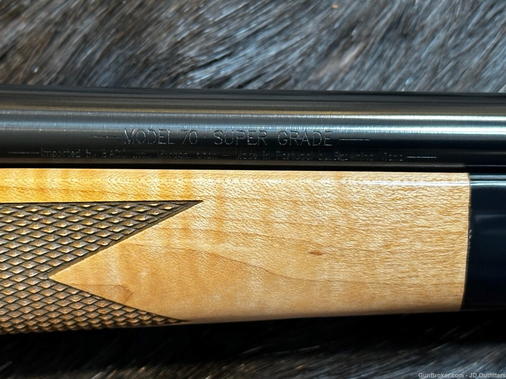 FREE SAFARI, NEW WINCHESTER MODEL 70 SUPER GRADE MAPLE 308 WIN 22"-img-6