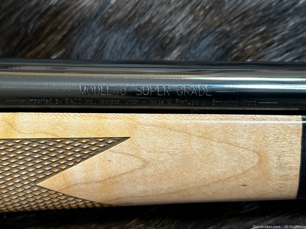 FREE SAFARI, NEW WINCHESTER MODEL 70 SUPER GRADE MAPLE 308 WIN 22"-img-6