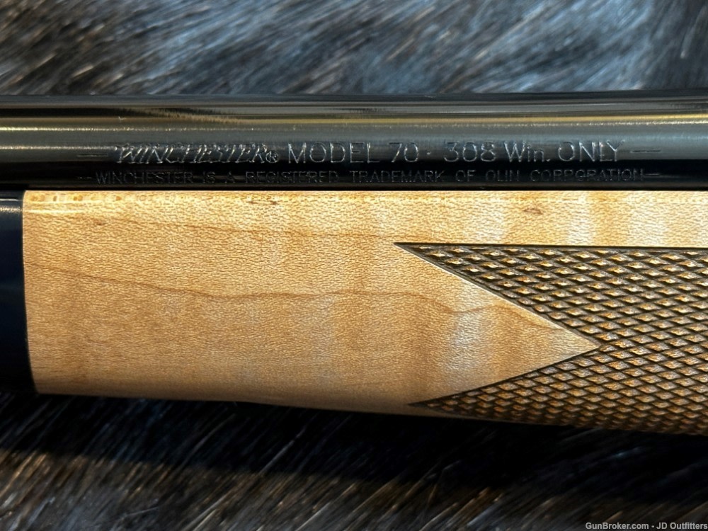 FREE SAFARI, NEW WINCHESTER MODEL 70 SUPER GRADE MAPLE 308 WIN 22"-img-13