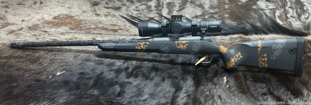 NEW GUNWERKS CLYMR 7 PRC GLR-SS 22" CARBON ORANGE LEUPOLD MARK 5HD SCOPE-img-2