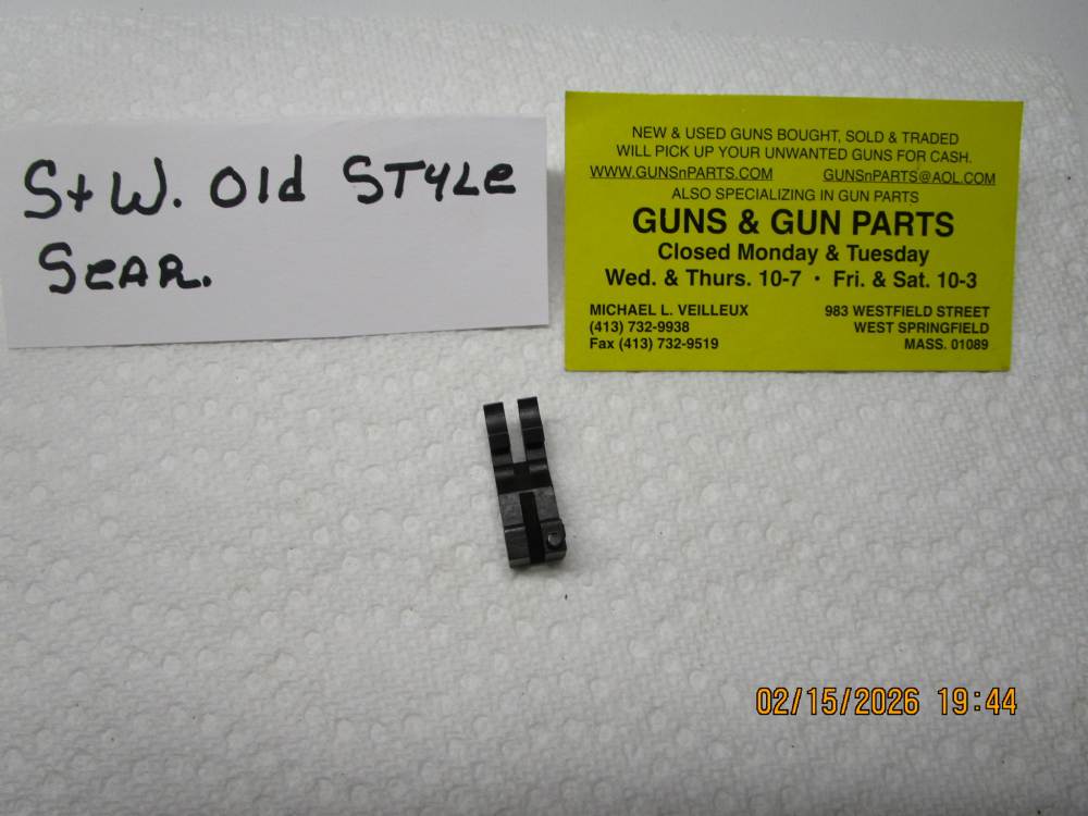Smith & Wesson old style sear for early auto with plunger.-img-0