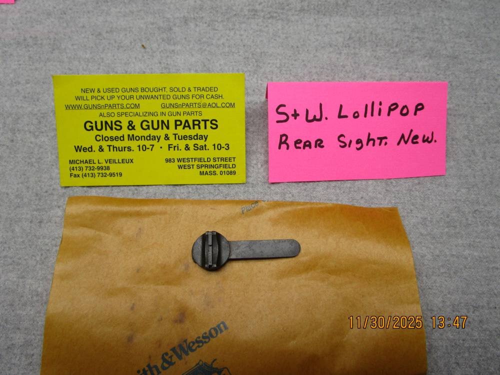 Smith & Wesson lollipop rear sight.-img-0