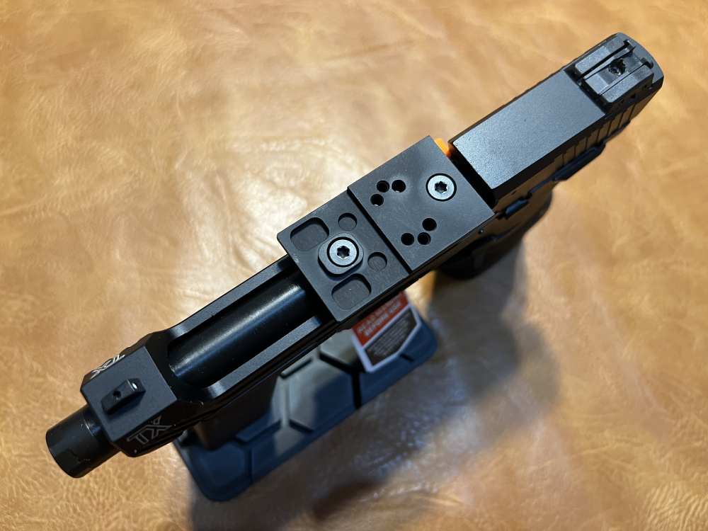 Taurus TX22 Competition Threaded Barrel Frame Mount Optic Free TekMat-img-9
