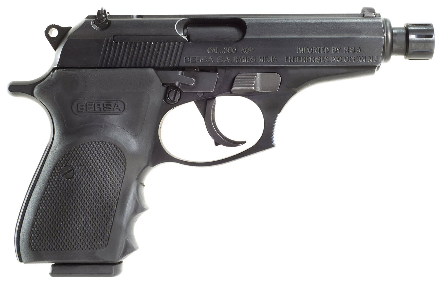 Bersa  Thunder 380 ACP Caliber with 3.50, 8+1, Matte Black Finish-img-0