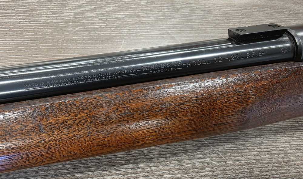Winchester Model 52B .22 LR Bolt Action Target Rifle 28" (1949)-img-17