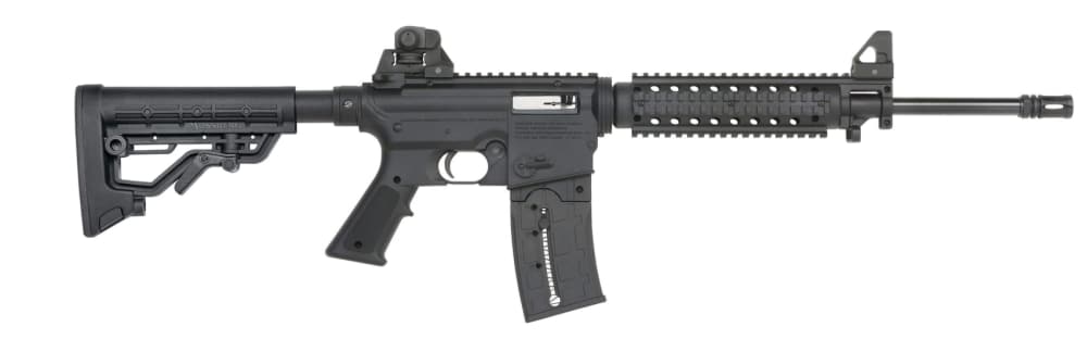 MOSSBERG 715T FLAT TOP Tactical Rifle Quad Rail Forearm Rail Top Sights 22L-img-1