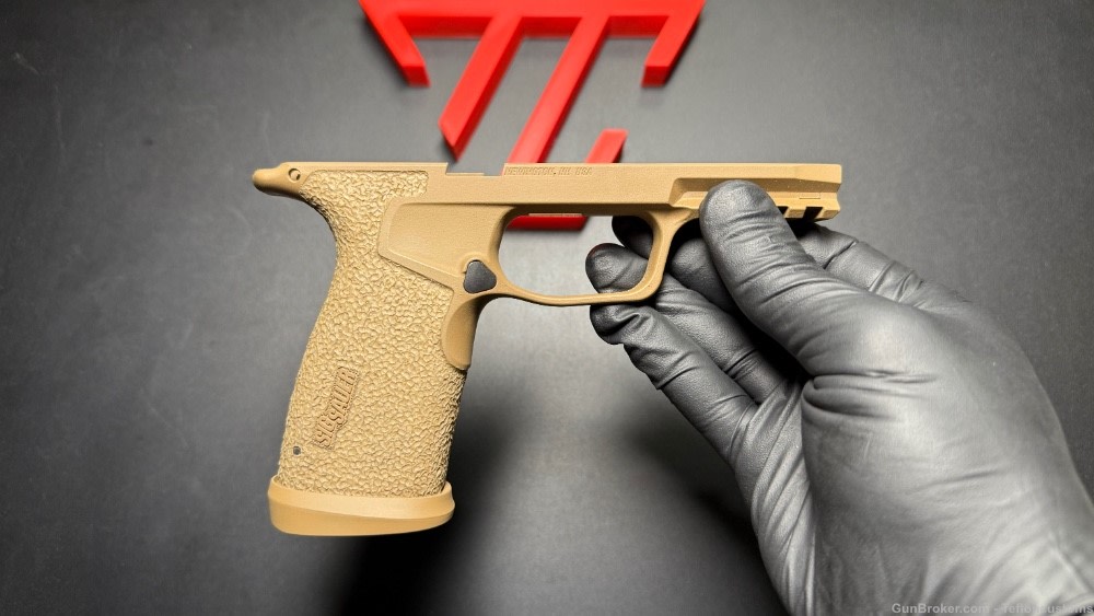 Sig Sauer P365 XL Macro Fuse Grip Module Cerakote Stippled-img-1