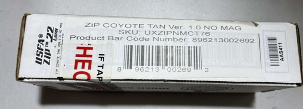 USFA ZIP 22 .22LR Semi-Auto 5.24 coyote tan NIB -img-7