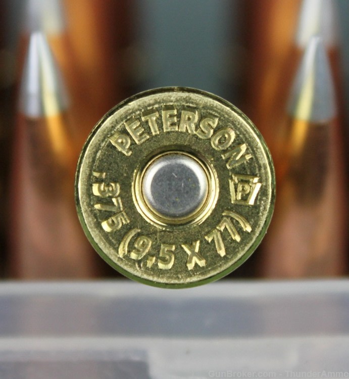 9.5x77 375 Cheytac 50 Rounds Match Thunder Ammo 390 Hornady ATip Peterson-img-2